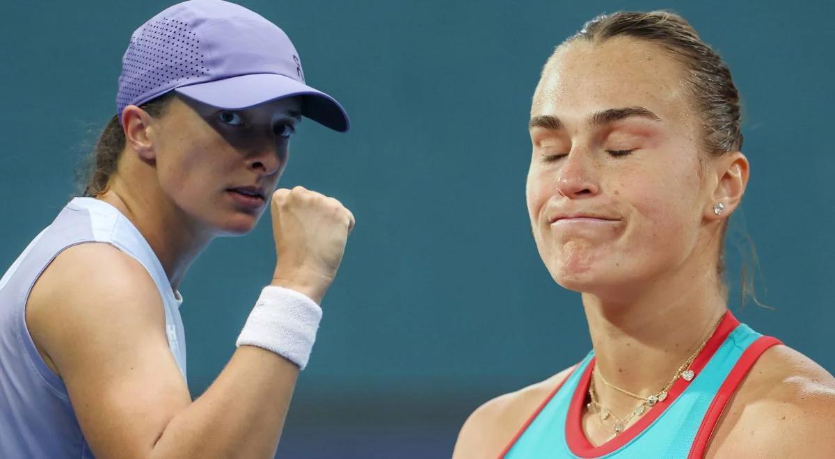 Sabalenka może dużo stracić, Świątek zyskać. Polka numerem "1"?