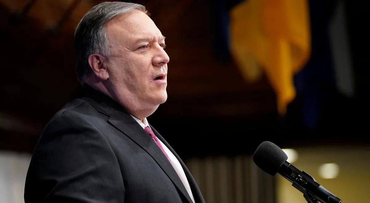 "Pewni siebie przywódcy nie boją się konkurencji". Pompeo o zatrzymaniu Nawalnego