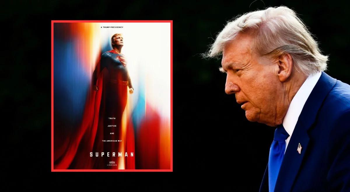 Donald Trump myśli, że jest Supermanem. "Mistrz kiczu i iluzji"