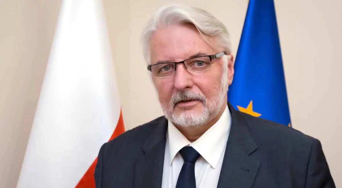 Witold Waszczykowski: wierzę, że OBWE może być efektywniej wykorzystana