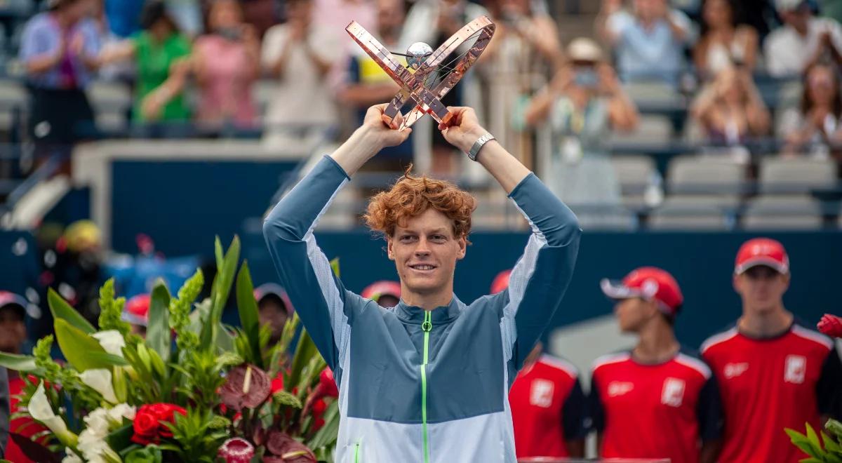 ATP Toronto: Jannik Sinner lepszy w finale. Włoch wywalczył drugi tytuł w sezonie