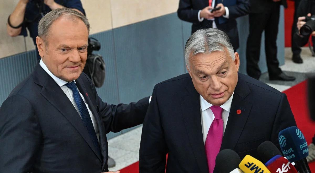 Tusk i Orban w Kopenhadze. "Używasz moich argumentów"