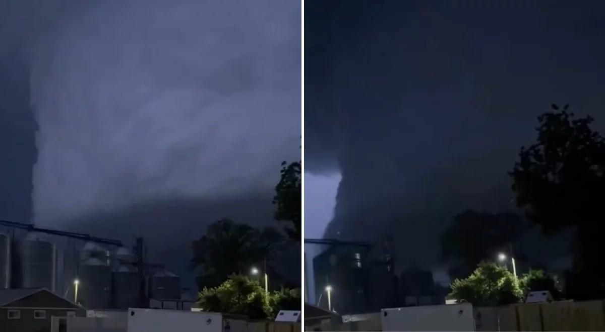 Pierwsze takie tornado od 12 lat. "Czegoś takiego jeszcze nie widziano"