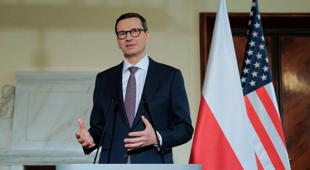 Premier Morawiecki w wywiadzie dla CNN: Rosja zamierza wkrótce przejąć jedną trzecią Ukrainy