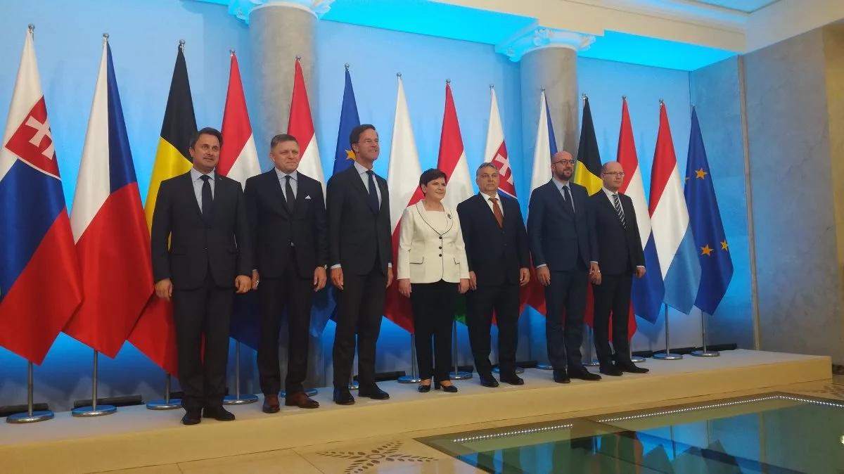 Rozpoczęcie rozmów premierów V4 i Beneluksu w Warszawie. "To dwa silne podmioty w UE"