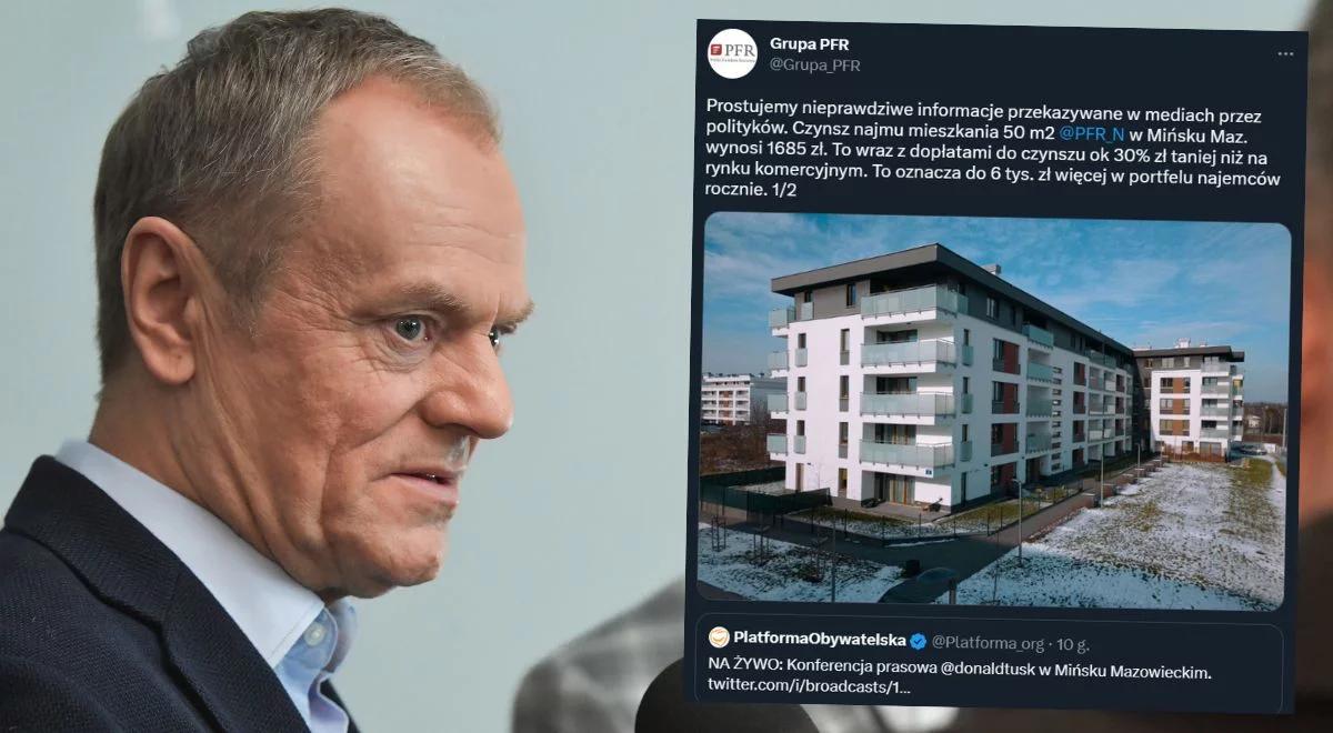 PFR prostuje informacje Tuska. Były premier skrytykował program "Mieszkanie Plus"