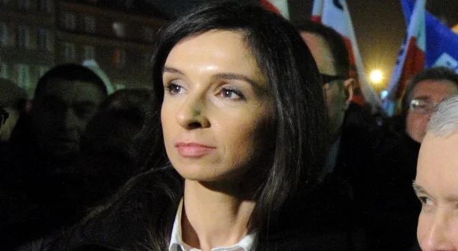 Marta Kaczyńska przed Pałacem: trwajcie dalej!