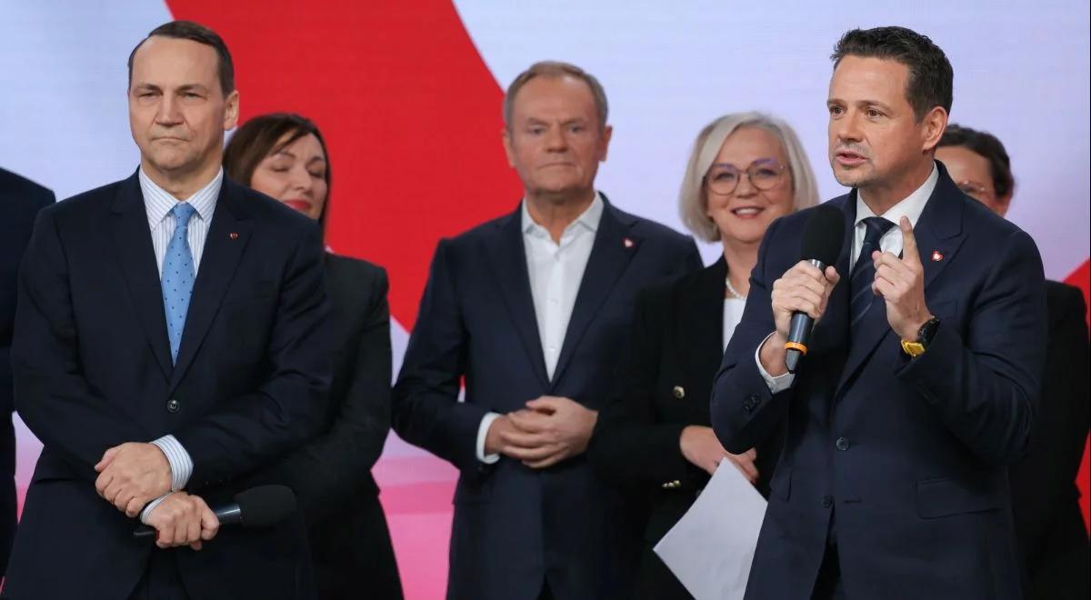 "Tak wygląda demokracja". Tusk chwali prawybory i obu kandydatów