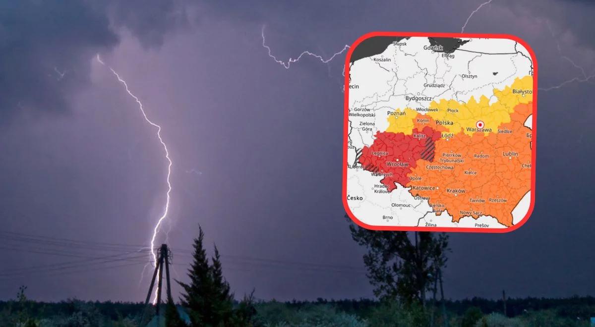 Uwaga! Początek tygodnia pod znakiem gwałtownych burz