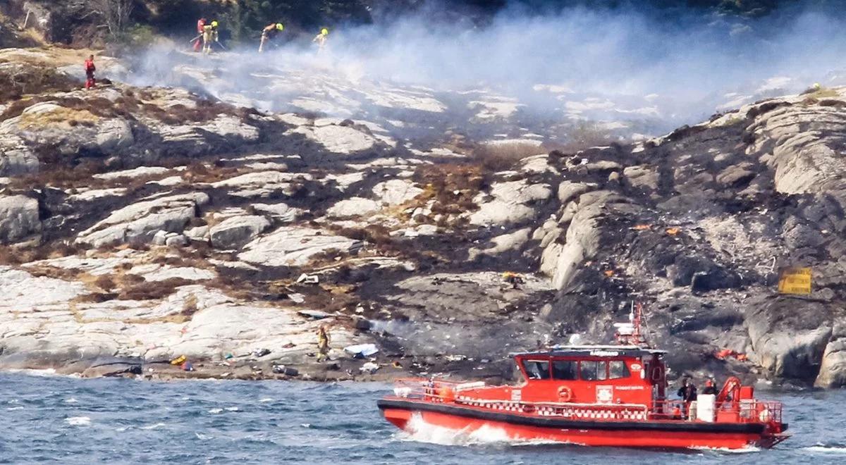 Katastrofa śmigłowca w Norwegii. Wracał z platformy wiertniczej