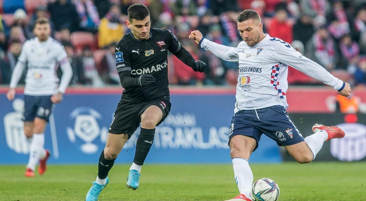 Ekstraklasa" Górnik - Cracovia. Świetny mecz Podolskiego i spółki 