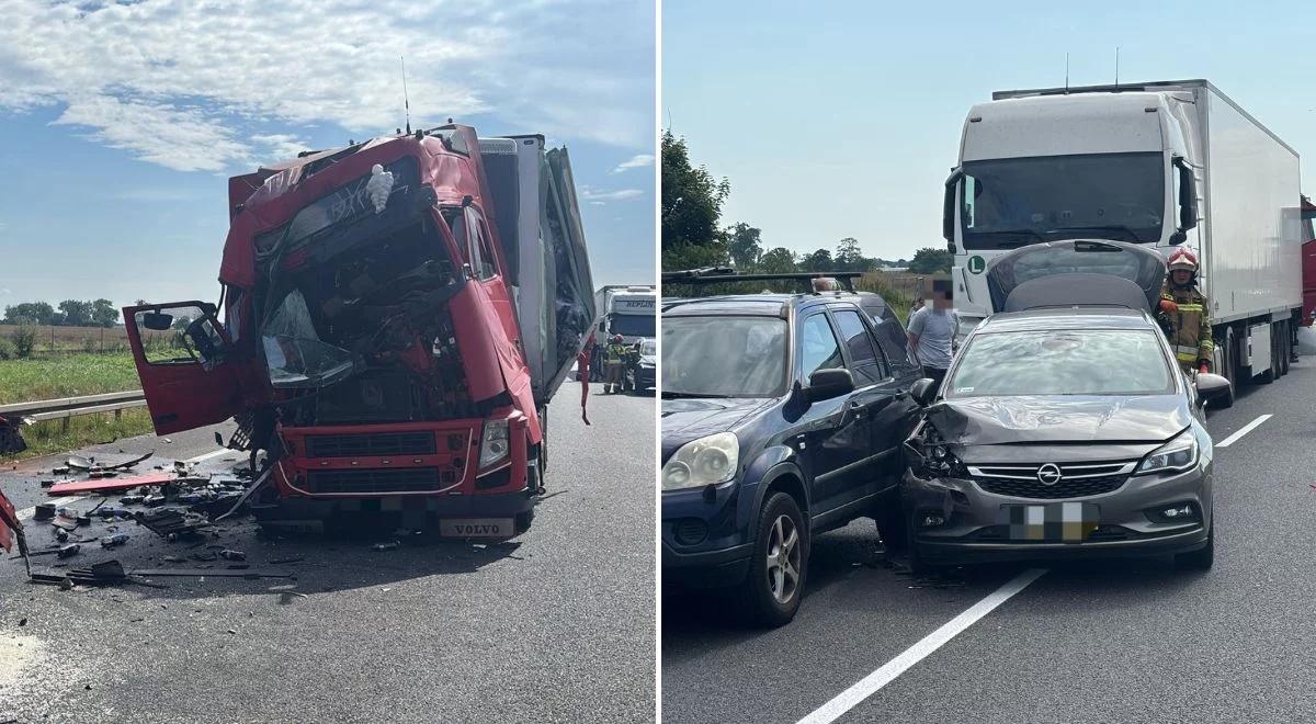Wypadek i karambol na S8. Zderzyło się 7 aut. Droga jest zablokowana