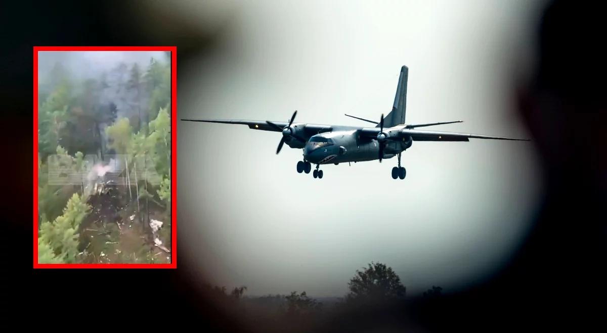 Katastrofa samolotu An-24 w Rosji. Są nagrania z miejsca tragedii