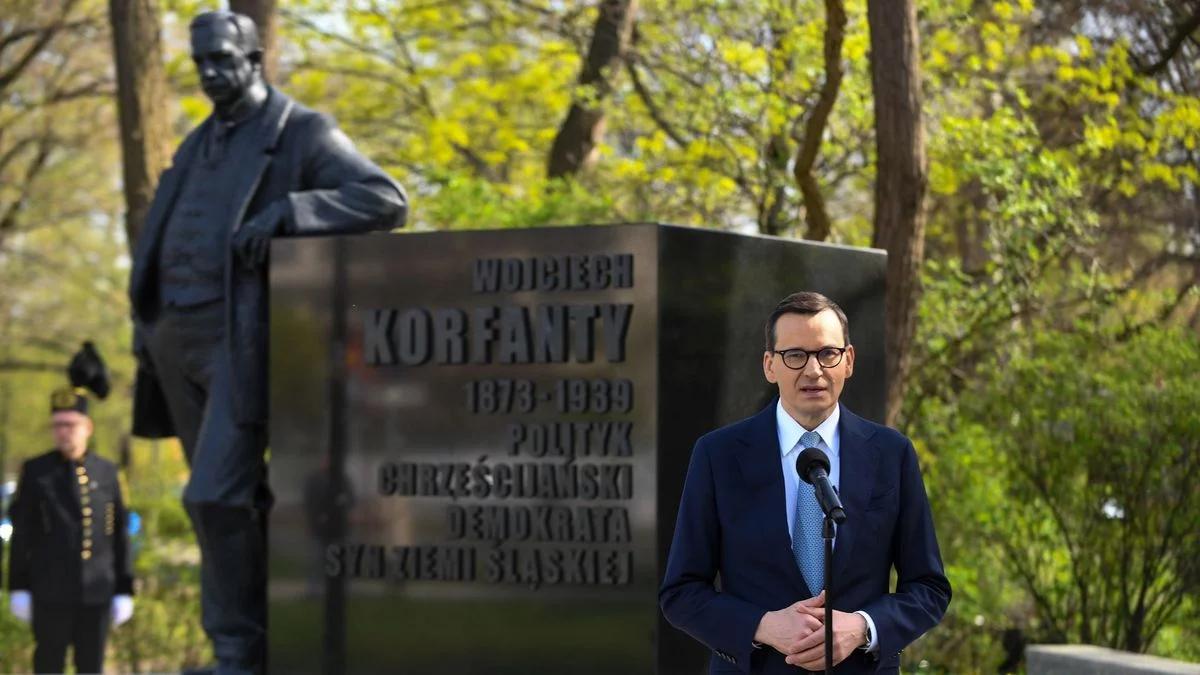 Rocznica urodzin Wojciecha Korfantego. Morawiecki: jego przesłaniem była praca organiczna dla Polski