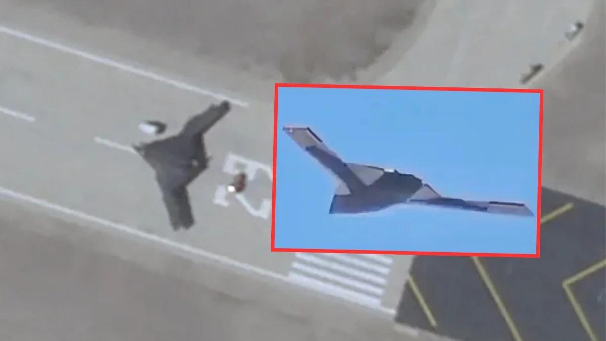Dron jak z filmu science fiction. Pierwsze nagranie chińskiego giganta
