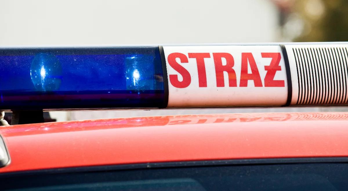 Podkarpackie: pożar w internacie, 13 osób trafiło do szpitala