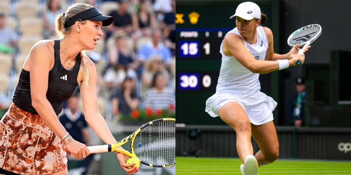 Caroline Wozniacki jeszcze nie zagrała, a już odebrała rekord Idze Świątek