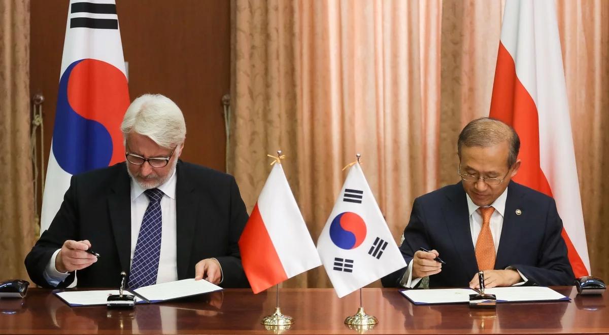Polska i Korea Płd. zacieśniają więzi. Waszczykowski: podpisaliśmy dokument o współpracy