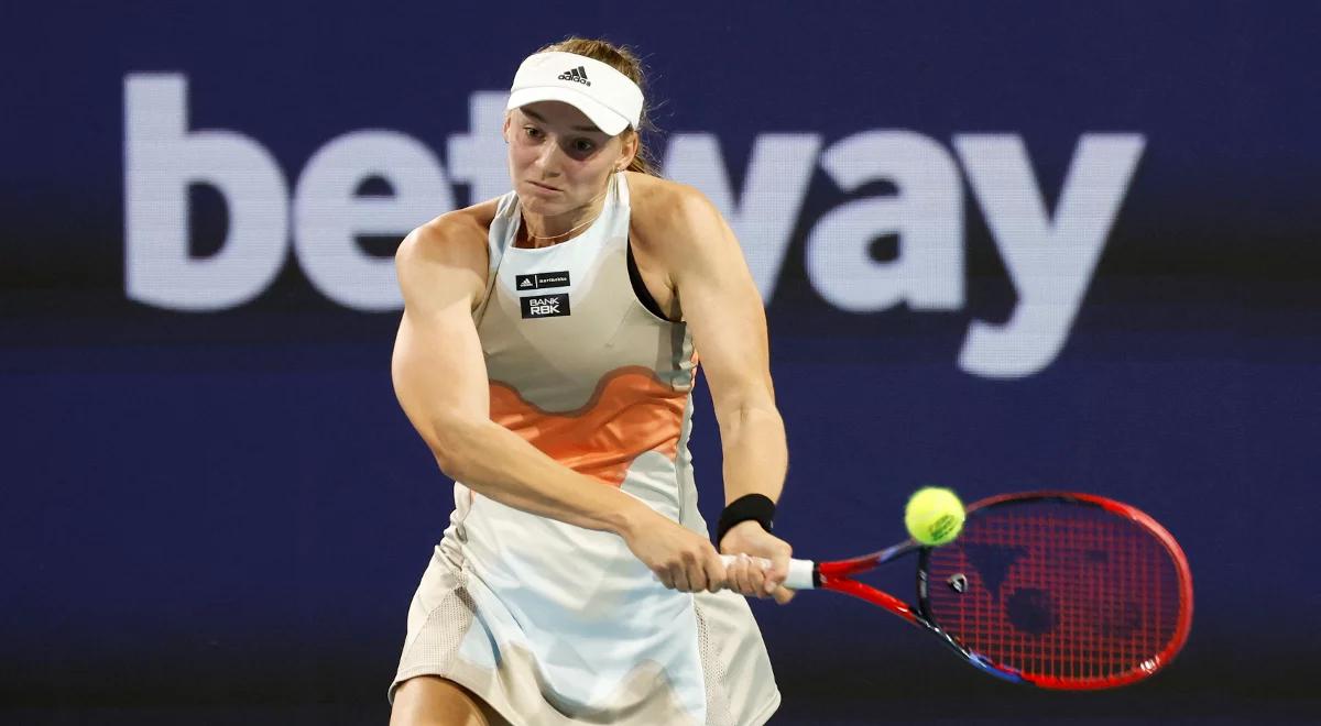 WTA Miami: Rybakina pójdzie w ślady Świątek? Gładki awans do ćwierćfinału 