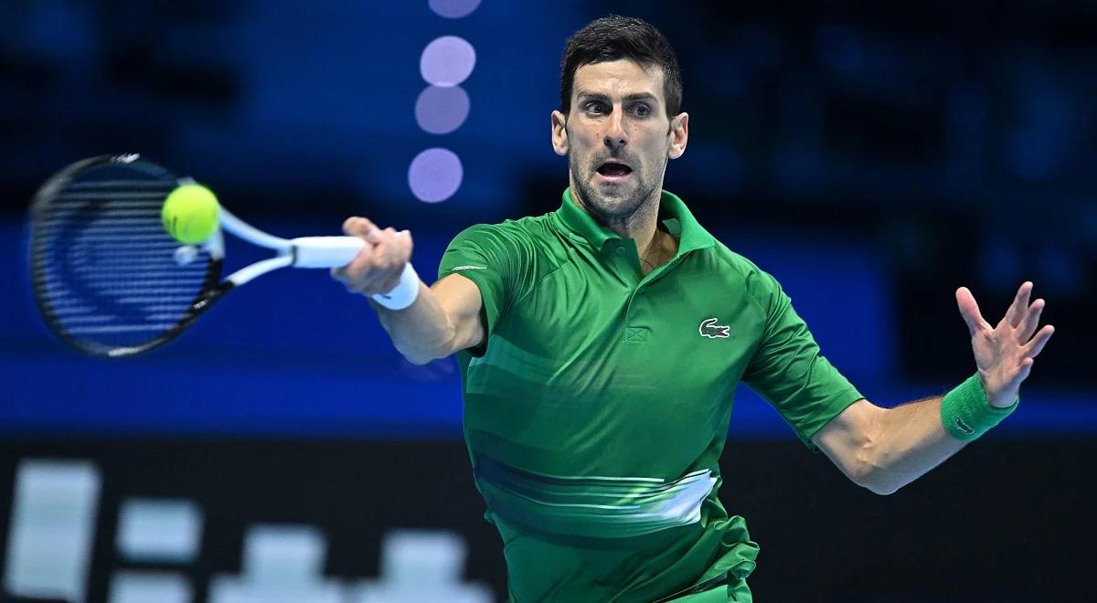 ATP Finals: Novak Djoković pierwszym finalistą turnieju. Serb pokonał Taylora Fritza po zaciętym boju