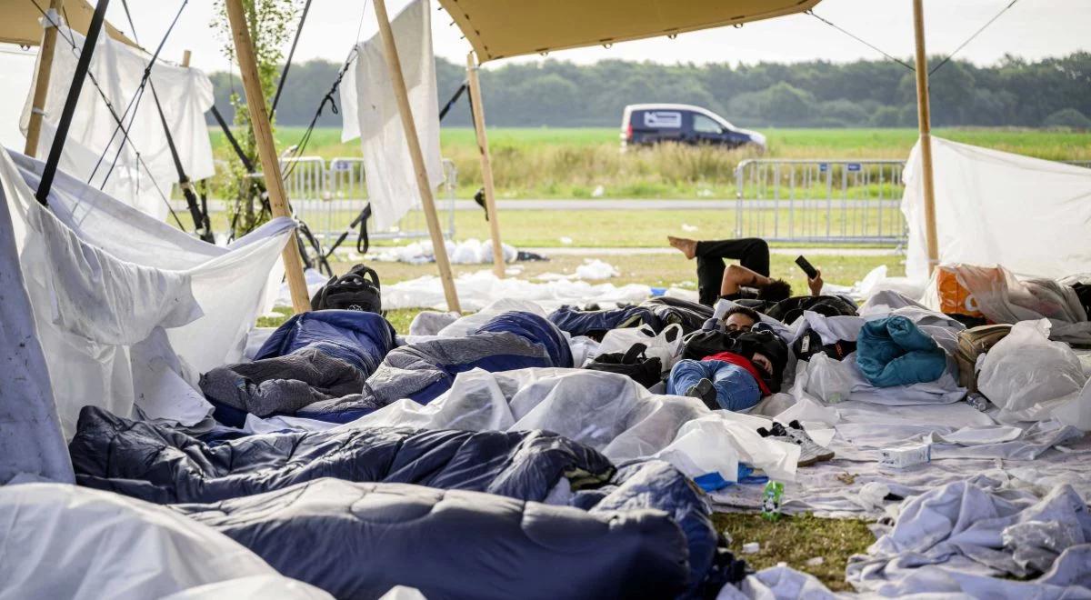 Uchodźcy w Holandii śpią w "namiotach". Szef Rady Bezpieczeństwa: to woła o pomstę do nieba