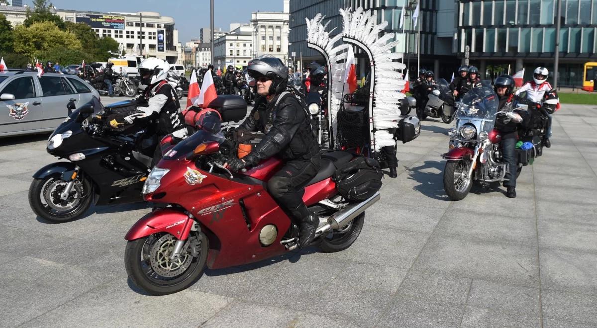 Z Warszawy wyruszył XVI Międzynarodowy Motocyklowy Rajd Katyński. "Chcemy nieść pamięć"