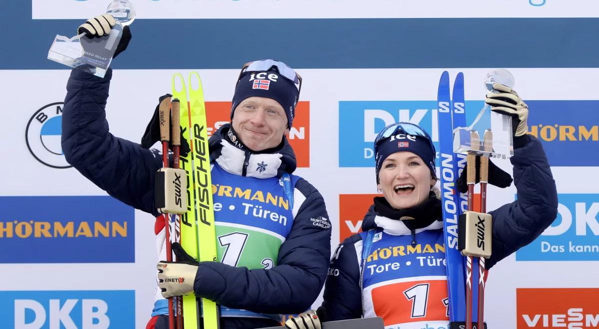 MŚ w biathlonie: Johannes Thingnes Boe przeszedł do historii. Piąte złoto Norwega 