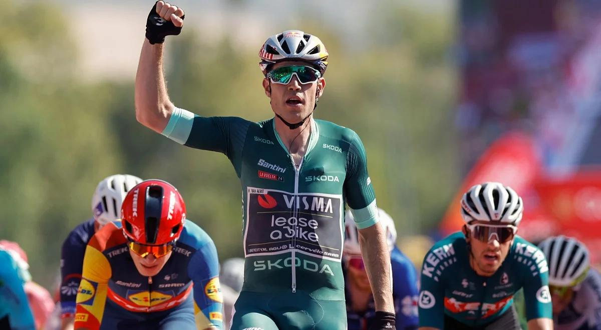 Vuelta a Espana. Van Aert zwycięzcą 7. etapu. Liderem nadal O'Connor