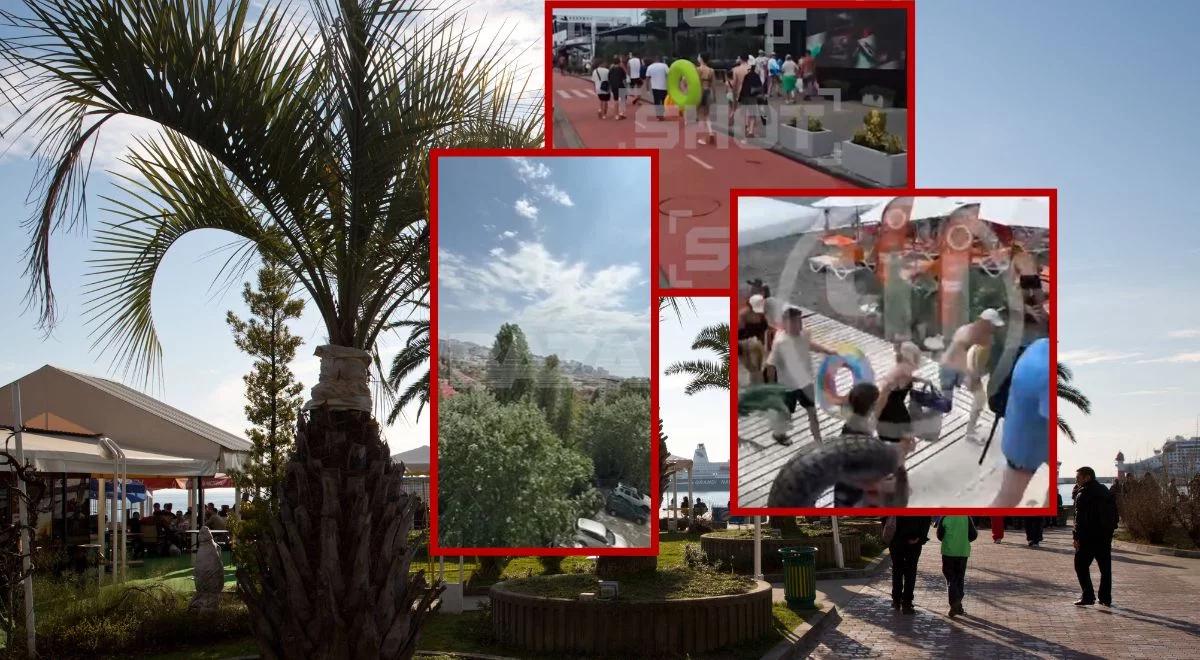 Atak dronów na Soczi. Sparaliżowane lotnisko, panika na ulicach
