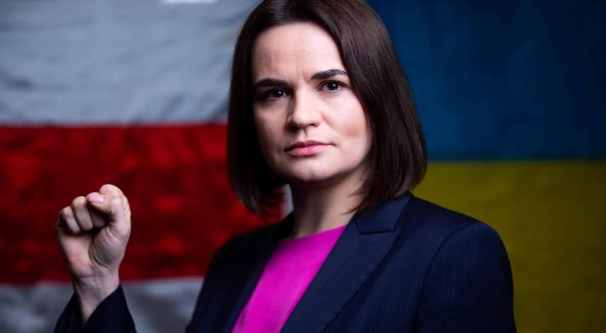 Cichanouska dziękuje Polakom za wsparcie. "Łukaszenka traci grunt pod nogami"