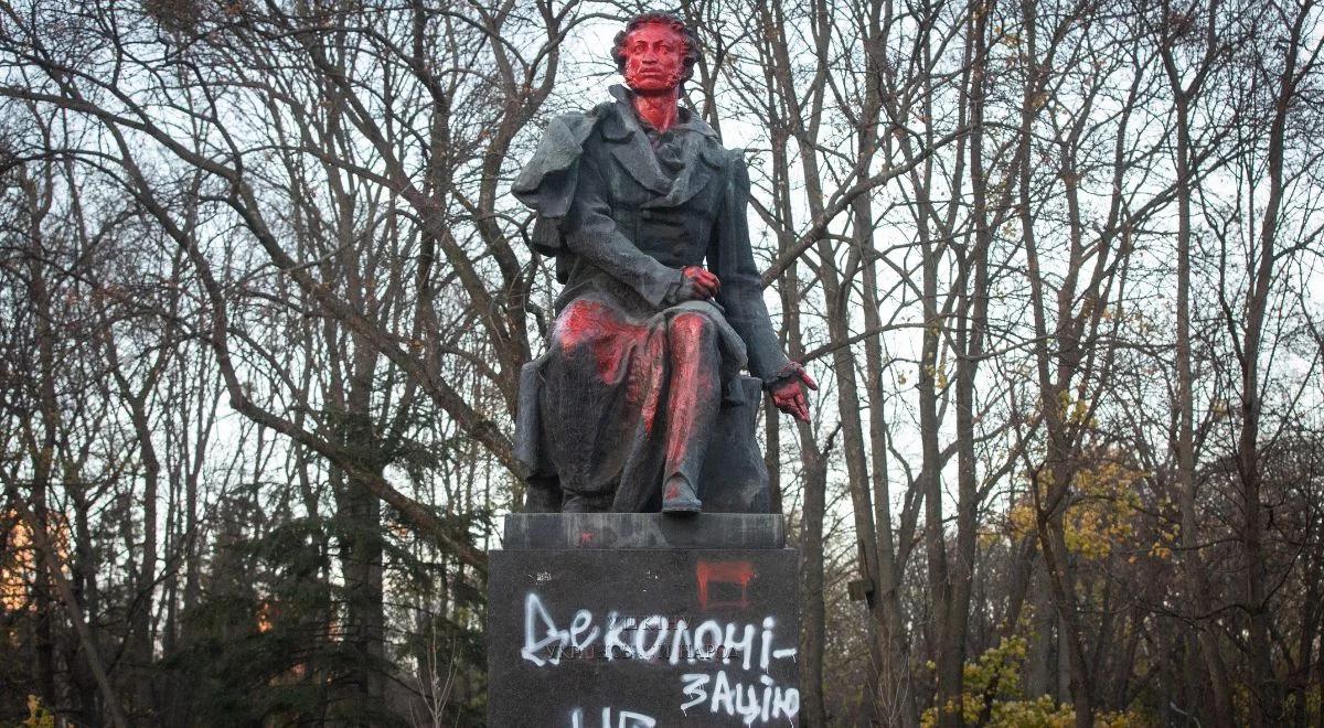 Pomnik Puszkina w Kijowie zdemontowany. Podobny los spotkał kilkadziesiąt innych symboli Rosji