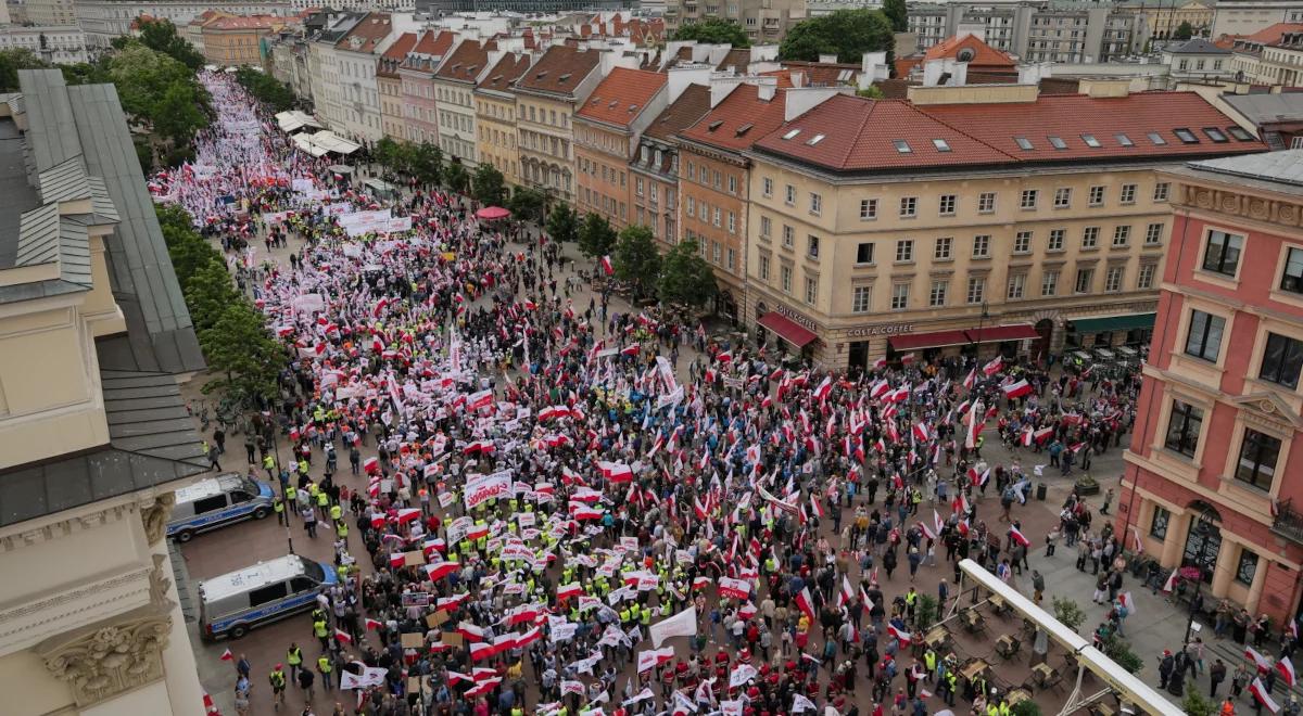 Protest rolników. W stolicy ruszyła wielka manifestacja