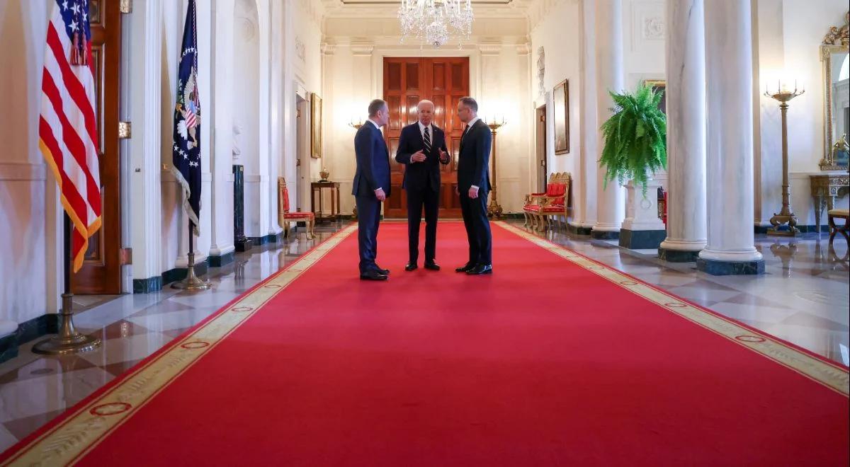 Spotkanie Biden-Duda-Tusk. Media w USA zwracają uwagę na polskie władze