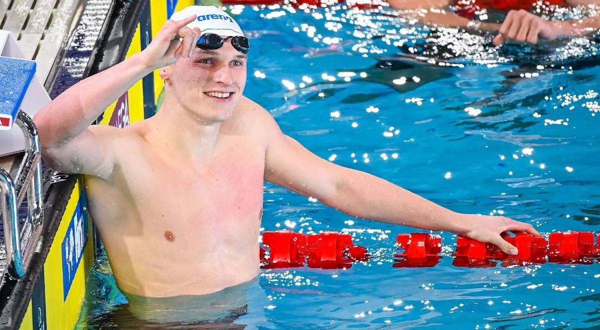 MŚ w pływaniu: Kacper Stokowski powalczy o medal. Świetny występ Polaka 