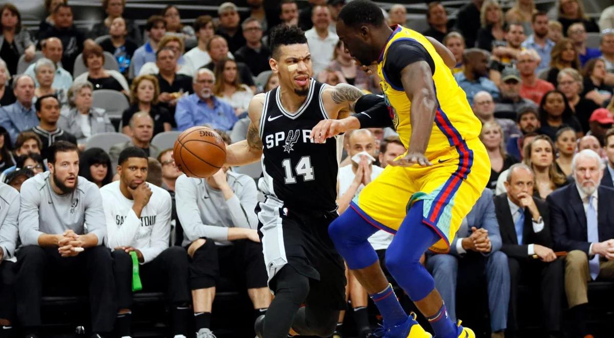 NBA: kontuzje przeważyły szalę. Broniący tytułu Warriors przegrali w San Antonio ze Spurs 
