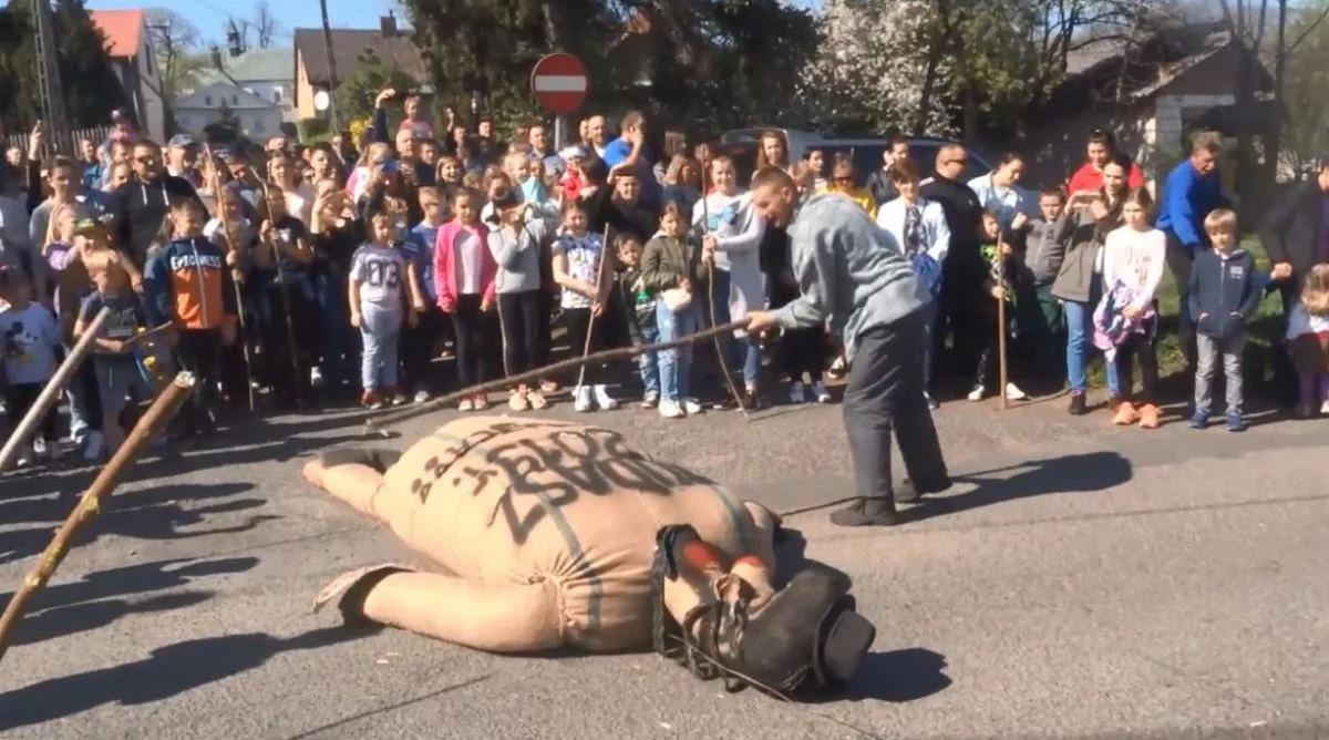 Policja podejmuje działania ws. "sądu nad Judaszem" w Pruchniku