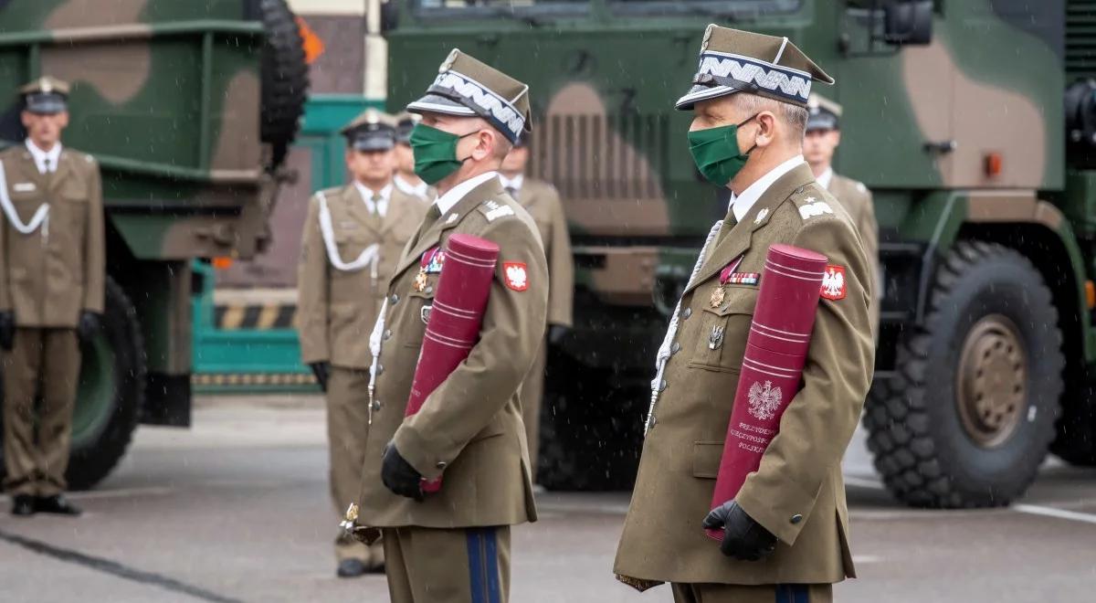 Uroczystość w Brodnicy. Prezydent wręczył awanse generalskie i podziękował za dotychczasową służbę