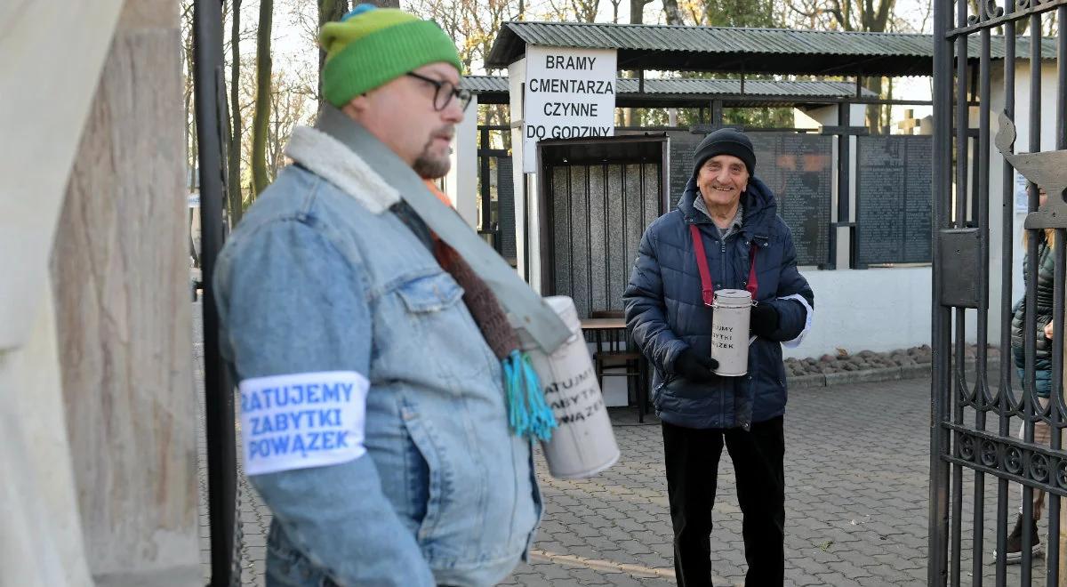 Pierwszy dzień kwesty na Starych Powązkach. Zebrano prawie 200 tys. złotych