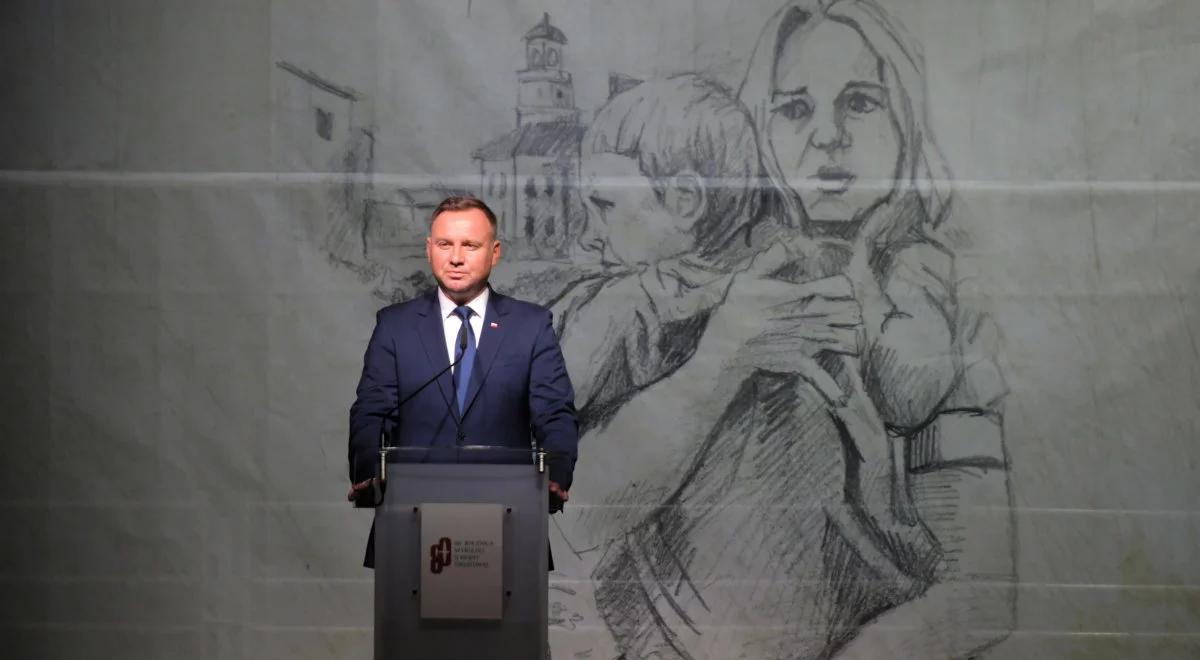 Andrzej Duda w Wieluniu: II wojna światowa rozpoczęła się od aktu barbarzyństwa