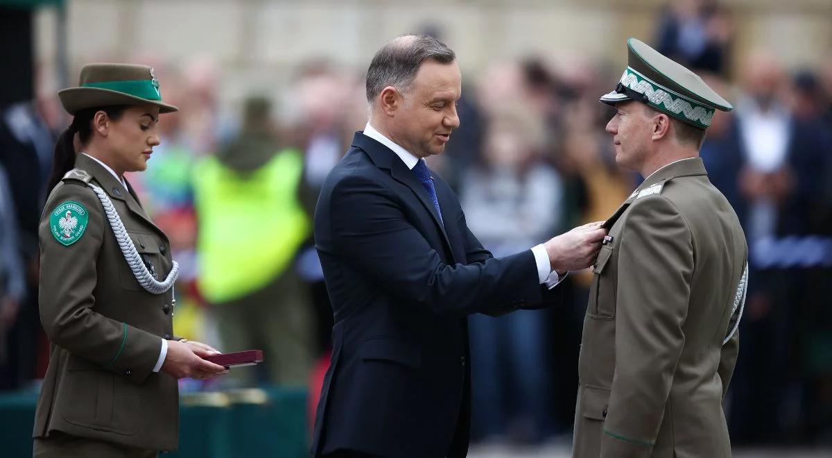 Prezydent Duda do funkcjonariuszy SG: jesteście filarem bezpieczeństwa Polski