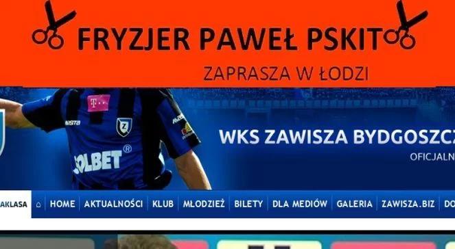 Ekstraklasa: Zawisza Bydgoszcz ukarana za baner o fryzjerze