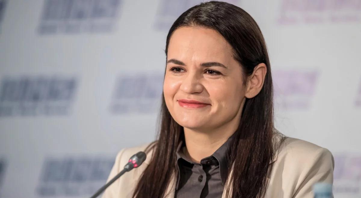 "Białoruś się przebudziła". Cichanouska zabrała głos podczas posiedzenia komisji Parlamentu Europejskiego