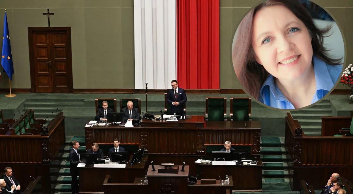 Orędzie marszałka Sejmu. Lichocka: Hołownia w uprzejmy sposób złożył PiS bezczelną ofertę