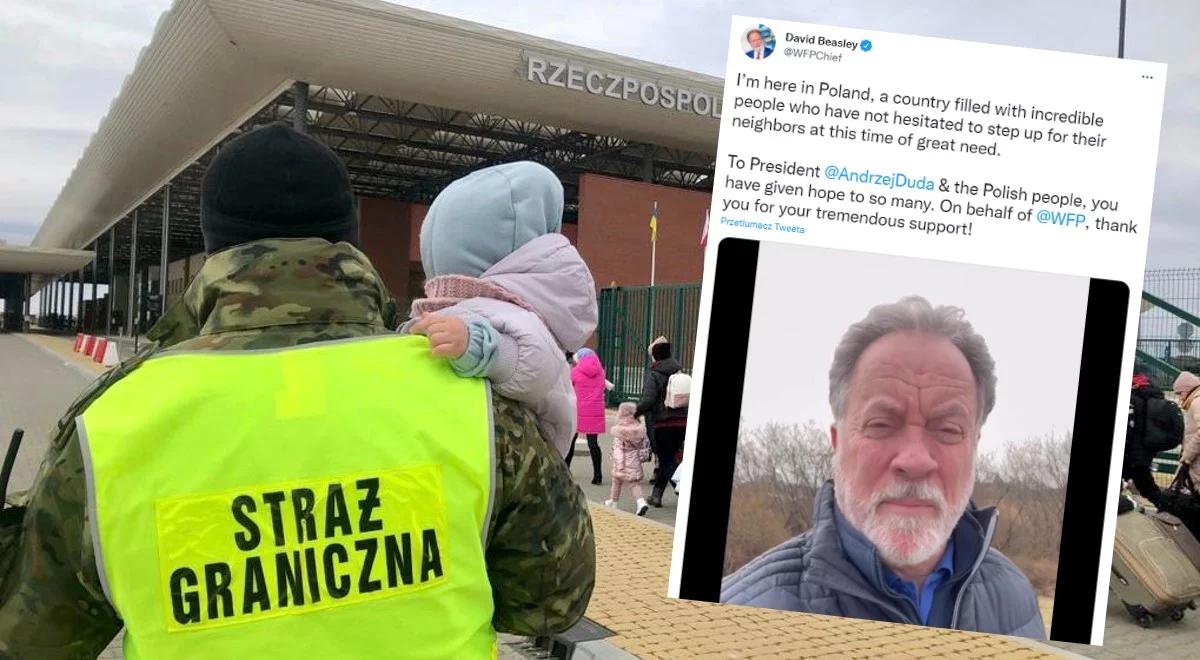 "Jesteście niesamowici, dziękuję". Szef Światowego Programu Żywnościowego docenia postawę Polaków