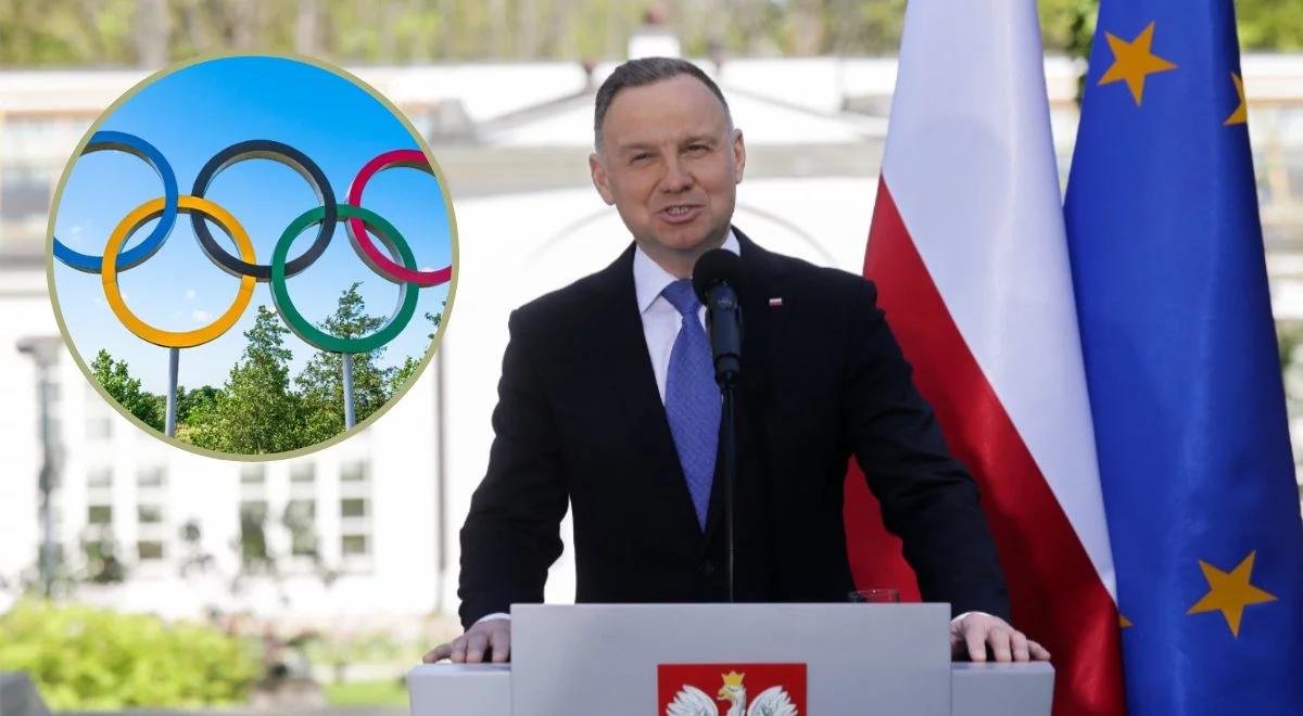 Prezydent Duda: Polska podejmuje starania o organizację igrzysk olimpijskich w 2036 r.