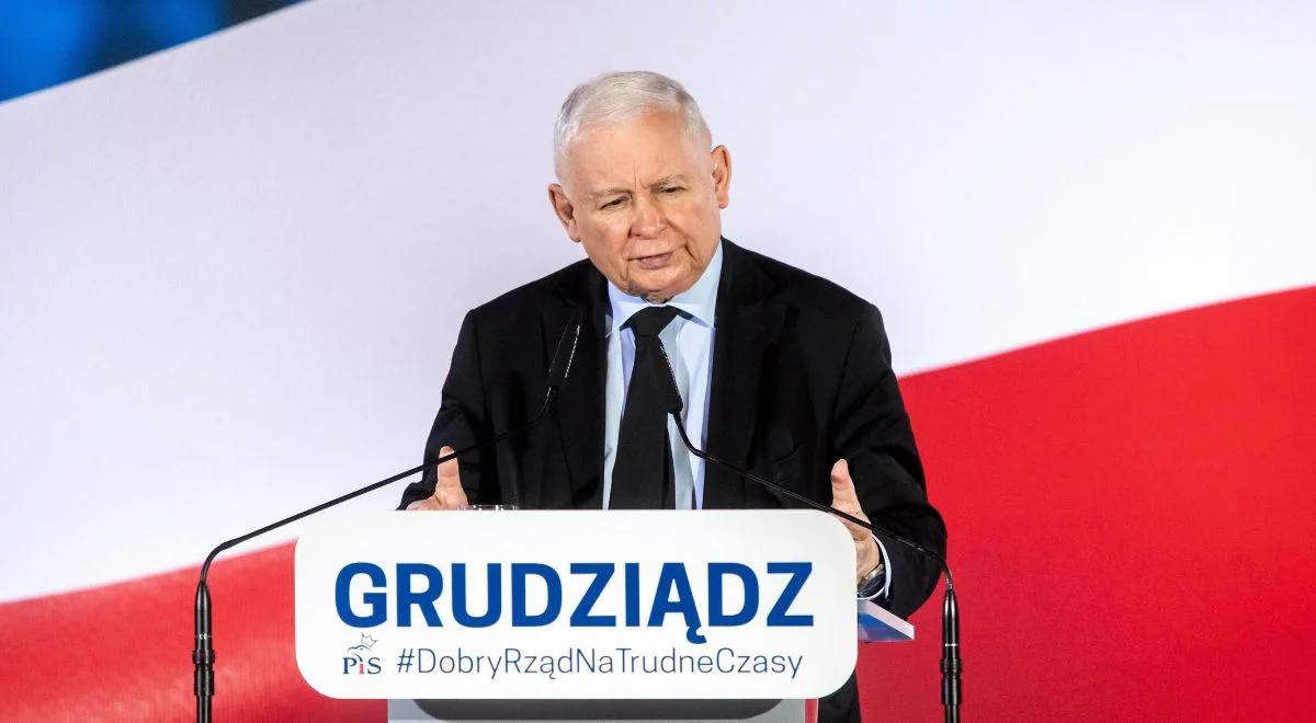 Prezes PiS w Grudziądzu: nie mamy zamiaru nikomu zaglądać do sypialni, ale chcemy utrzymać normalność