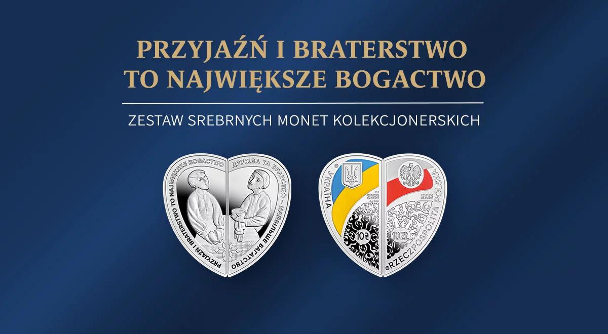 Przyjaźń i braterstwo to największe bogactwo - wyjątkowy zestaw monet kolekcjonerskich NBP i NBU