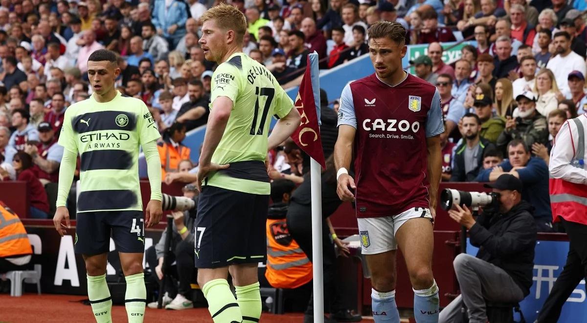 Premier League: Manchester City zatrzymany przez Aston Villę. Matty Cash kontuzjowany