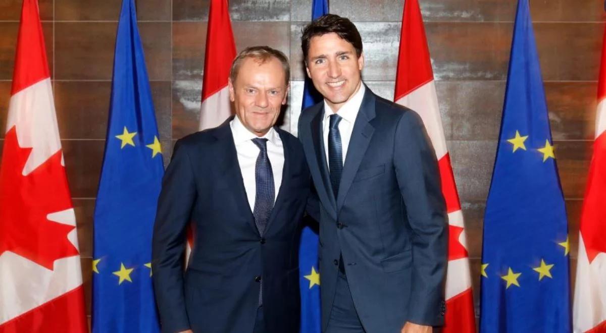 Szczyt Kanada–UE w Montrealu. Trudeau i Tusk krytykują Trumpa za tweety