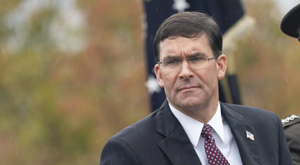 Szef Pentagonu Mark Esper: nie chcemy pasożytów w NATO, wszystkie kraje muszą łożyć na obronność